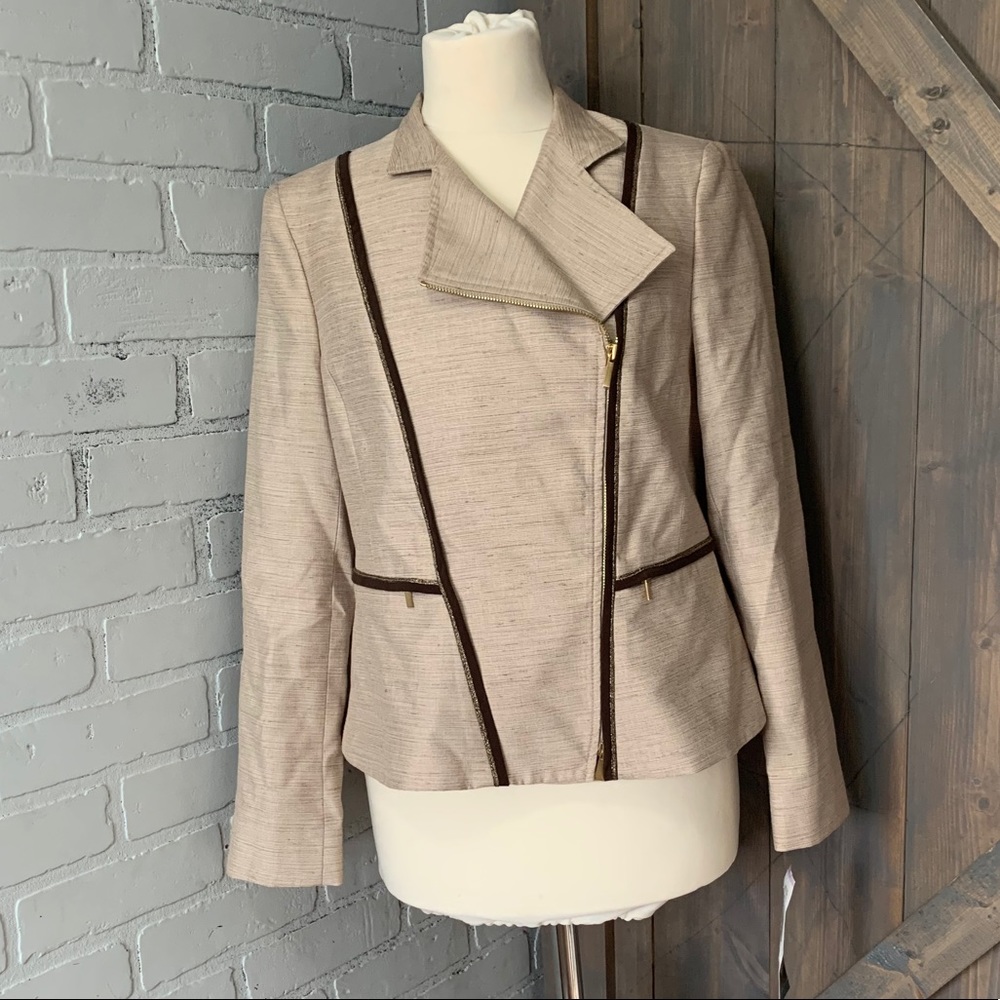 Jones New York moto style career blazer